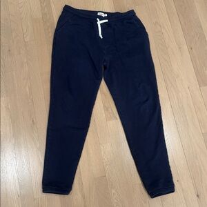 Flint & Tinder Men's Navy French Terry Jogger Joggers Pants M